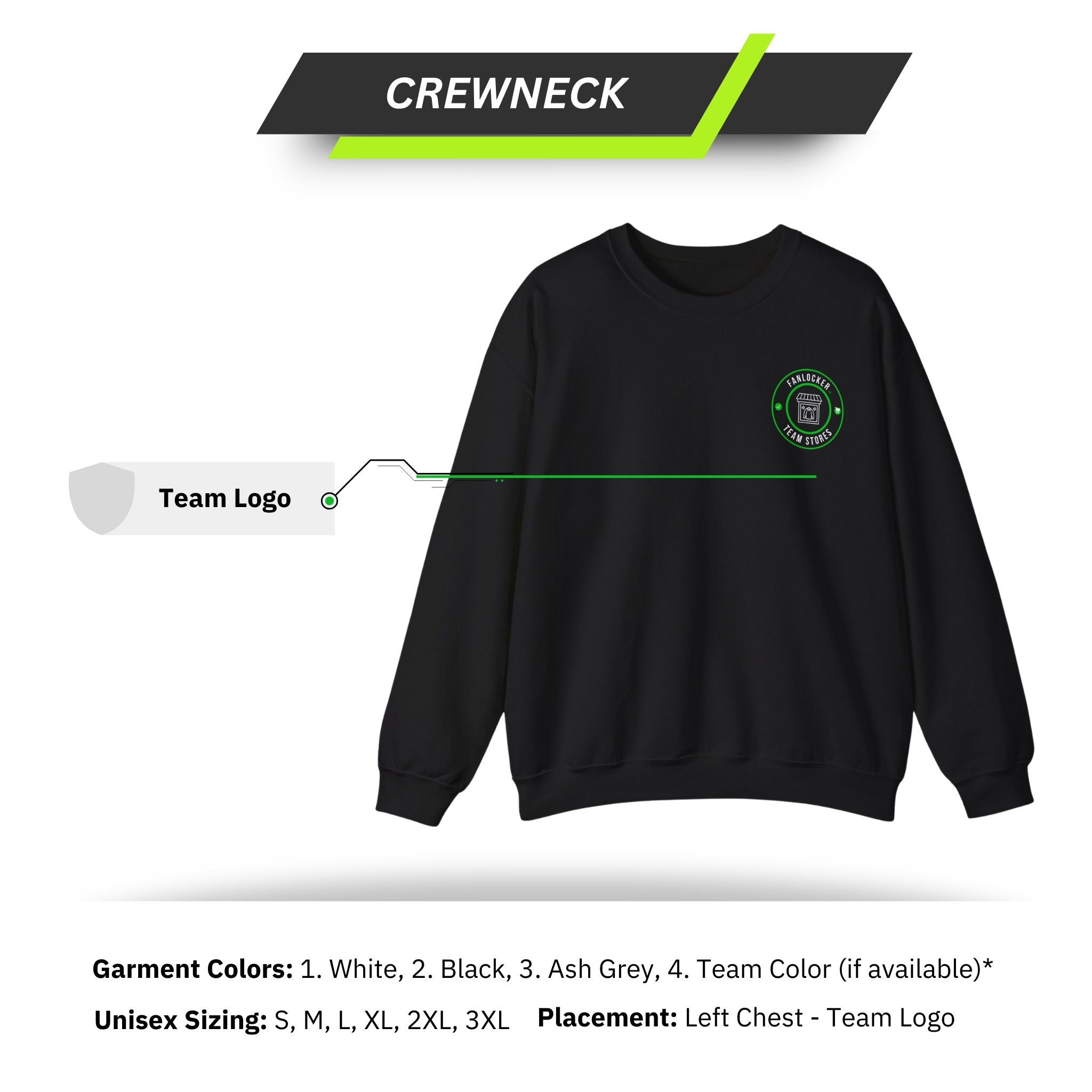 "Your Team Name" - Crewneck