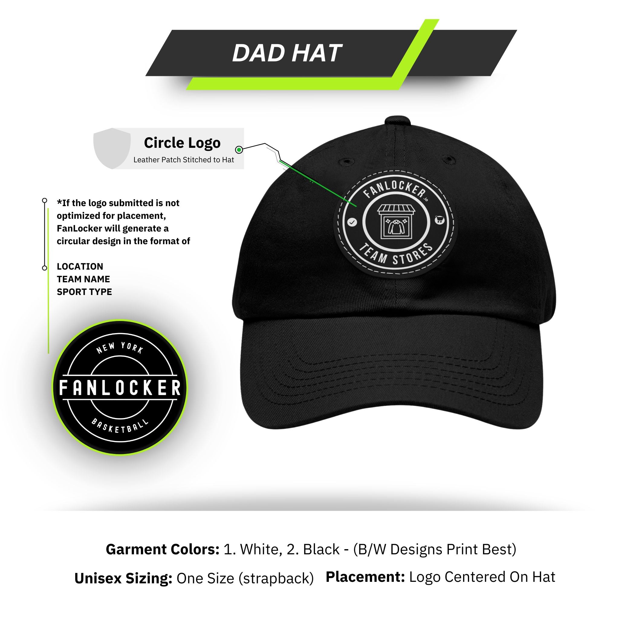 "Your Team Name" - Dad Hat