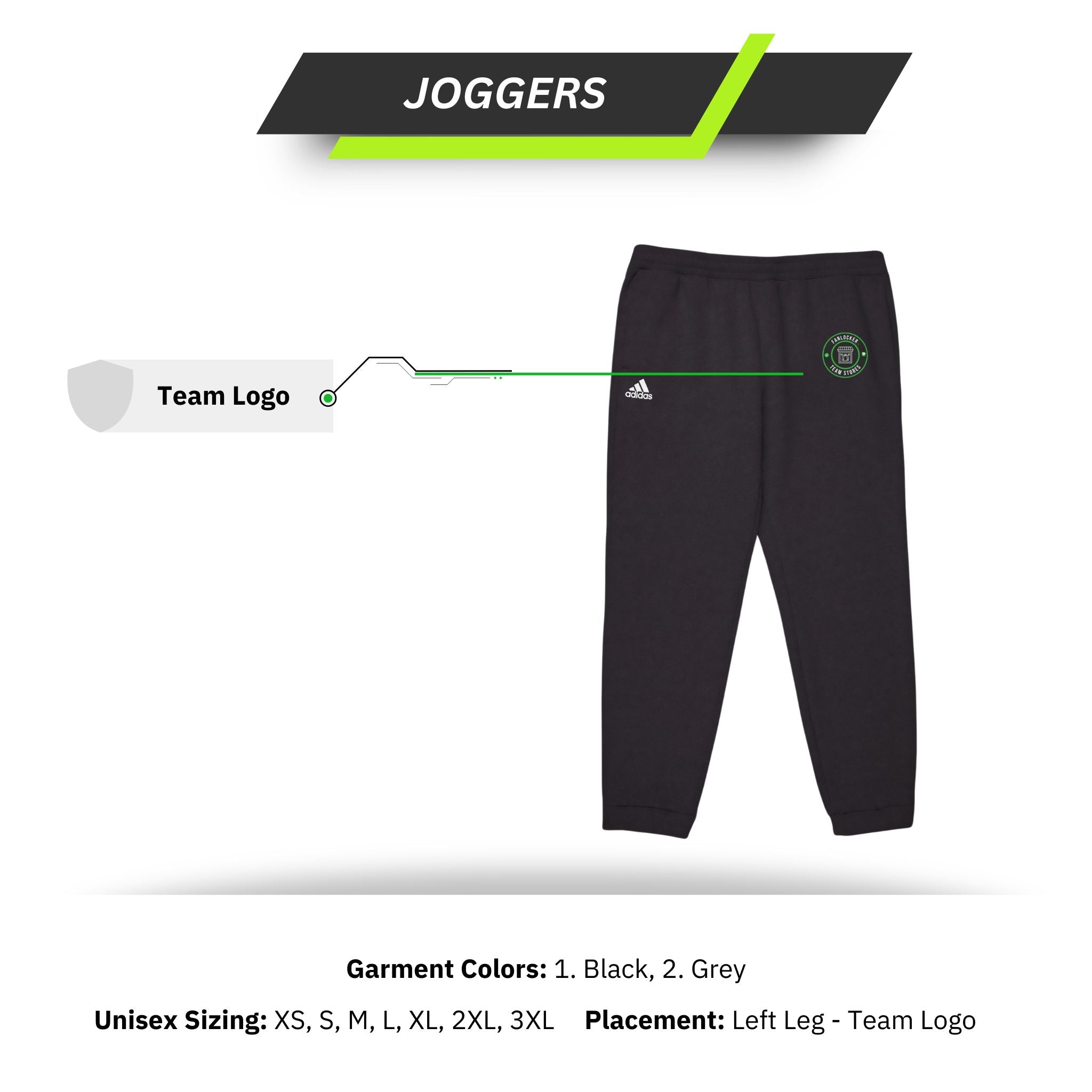"Your Team Name" - adidas Joggers