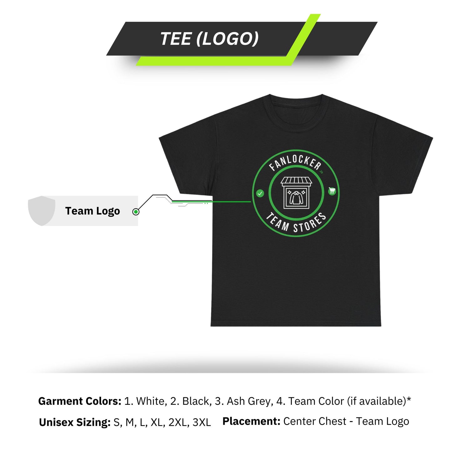 "Your Team Name" - Tee Logo